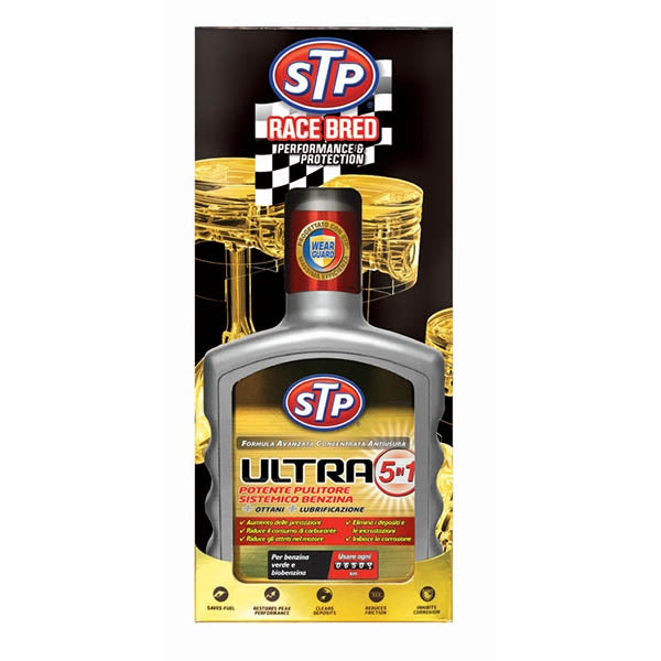 STP Ultra 5 In 1 Petrol System Cleaner Καθαριστικό Συστήματος Βενζινοκινητήρα 400ml