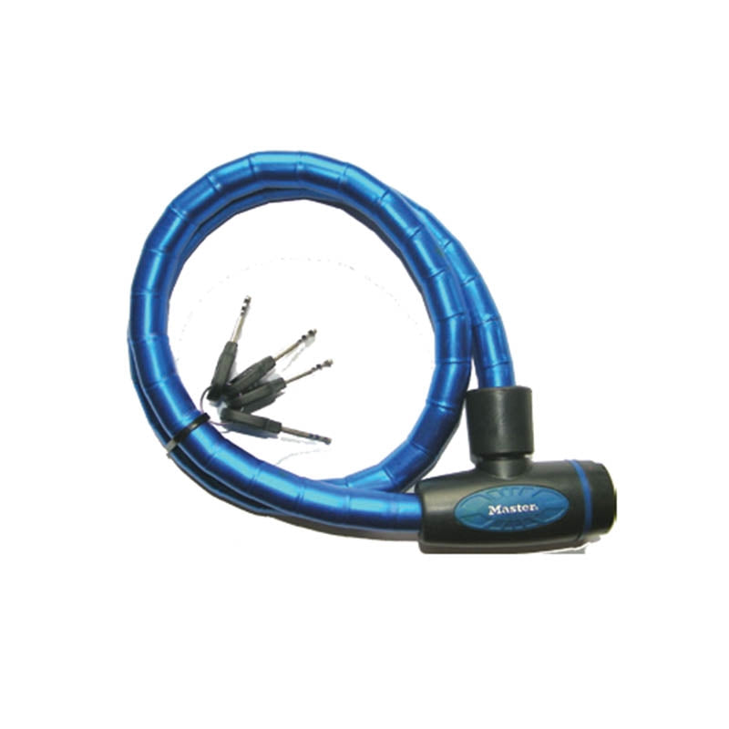 Master Lock 8228EURDPRO Κλειδαριά Μοτοσυκλέτας Ποδηλάτου Συρματόσκοινο Με Κλειδί 18mm x 100cm