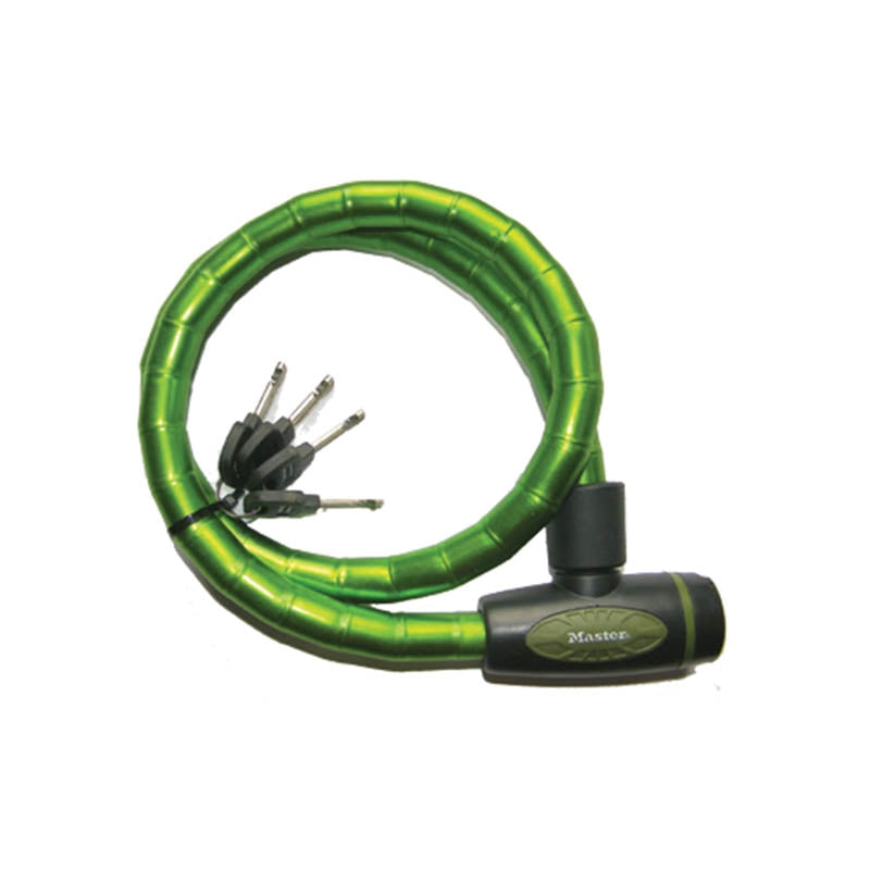 Master Lock 8228EURDPRO Κλειδαριά Μοτοσυκλέτας Ποδηλάτου Συρματόσκοινο Με Κλειδί 18mm x 100cm