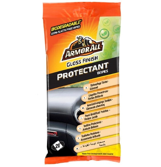 Armor All Dashboard Flow Wipes Υγρομάντηλα Γυαλίσματος Ταμπλό Σετ 20 Τεμ