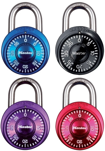 Master Lock 1533EURD Λουκέτο Μινι Σταθερού Συνδυασμού Σε 4 Χρώματα 38mm