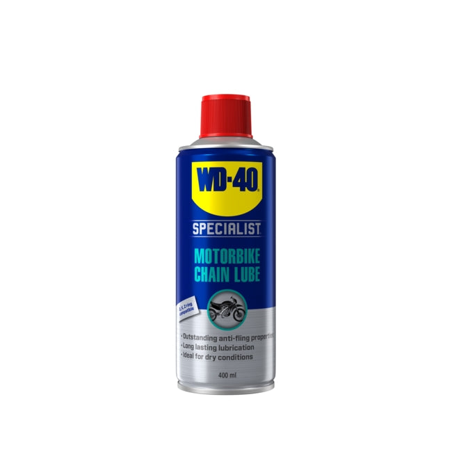 WD40 Specialist Motorbike Chain Lube Λιπαντικό Αλυσίδας Μοτοσυκλέτας 400ml