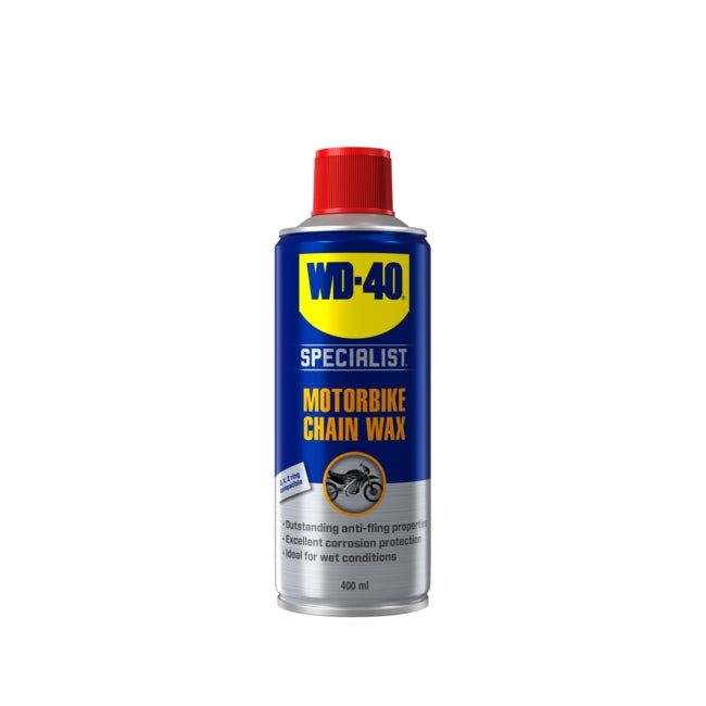 WD40 Specialist Motorbike Chain Wax Κερί Αλυσίδας Μοτοσυκλέτας 400ml