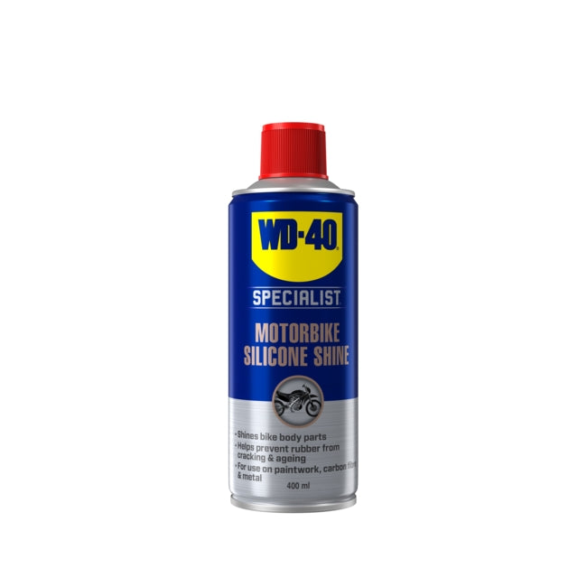 WD40 Specialist Motorbike Silicone Shine Spray Γυαλιστικό Σιλικόνης Μοτοσυκλέτας 400ml