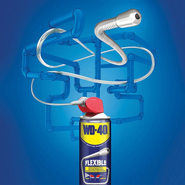 WD40 Flexible MultiUse Λιπαντικό Πολλαπλών Χρήσεων 600ml Με Εύκαμπτο Ρύγχος