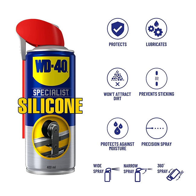 WD40 Specialist High Performance Silicone Spray Συντήρησης & Λίπανσης Σιλικόνης 400ml