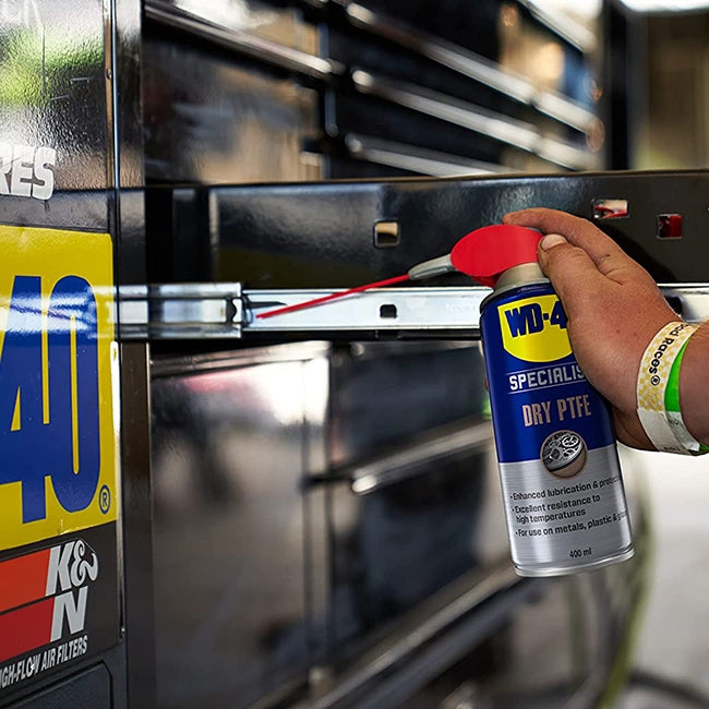 WD40 Specialist Anti Friction Dry PTFE Lubricant Spray Ξηρού Τεφλόν 400ml