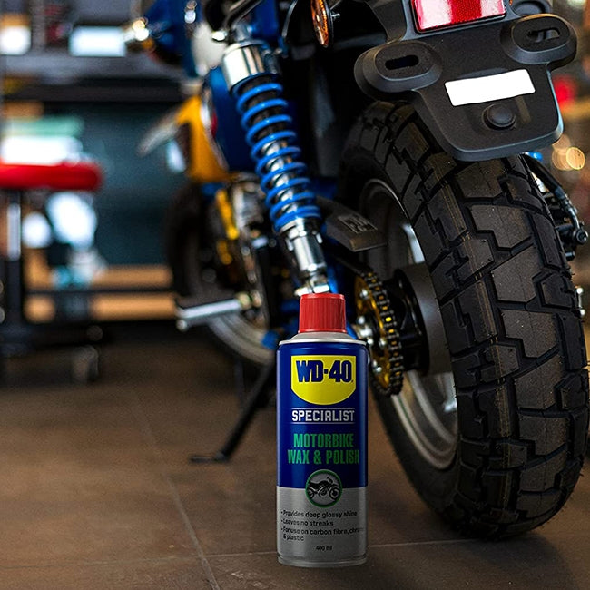 WD40 Specialist Motorbike Wax & Polish Spray Γυάλισμα & Κέρωμα Μοτοσυκλέτας 400ml
