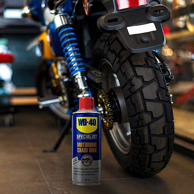 WD40 Specialist Motorbike Chain Wax Κερί Αλυσίδας Μοτοσυκλέτας 400ml