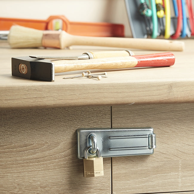 Master Lock 120EURD Λουκέτο Ορειχάλκινο Συμπαγές 20mm