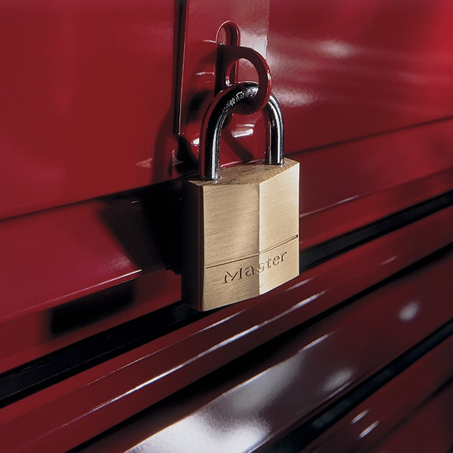 Master Lock 120EURD Λουκέτο Ορειχάλκινο Συμπαγές 20mm