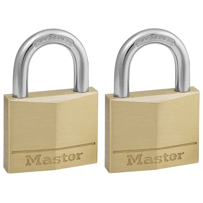 Master Lock 140EURSIX Συλλογή Λουκέτο Ορειχάλκινα 40mm Σετ 6 Τεμ Με Ίδιο Κλειδί