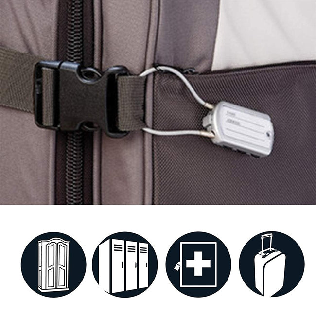 Master Lock 4684EURD Λουκέτο Συνδυασμού Αποσκευών 40mm Με Ταμπελάκι