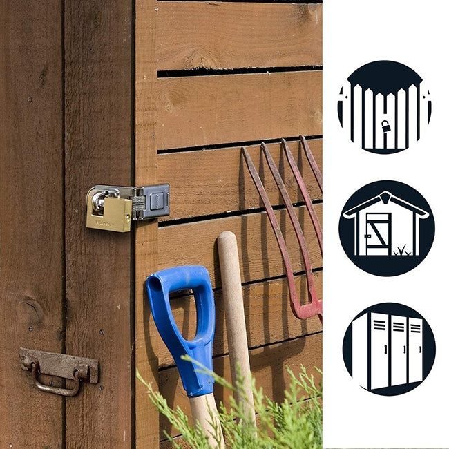 Master Lock 606EURD Λουκέτο Πείρου (Τάκος) Ορειχάλκινος Με Ατσάλινο Πείρο 63mm