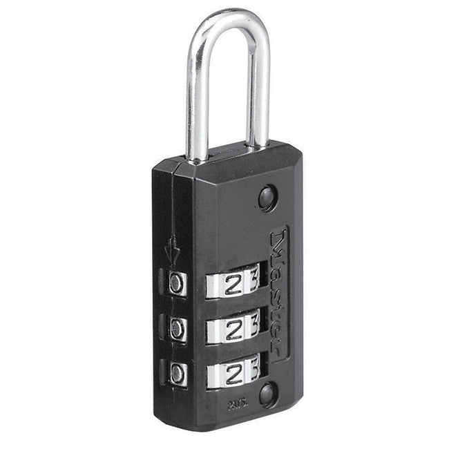 Master Lock 646EURD Λουκέτο Αποσκευών Με Συνδυασμό 3 Ψηφίων & Ορειχάλκινο Λαιμό 20mm