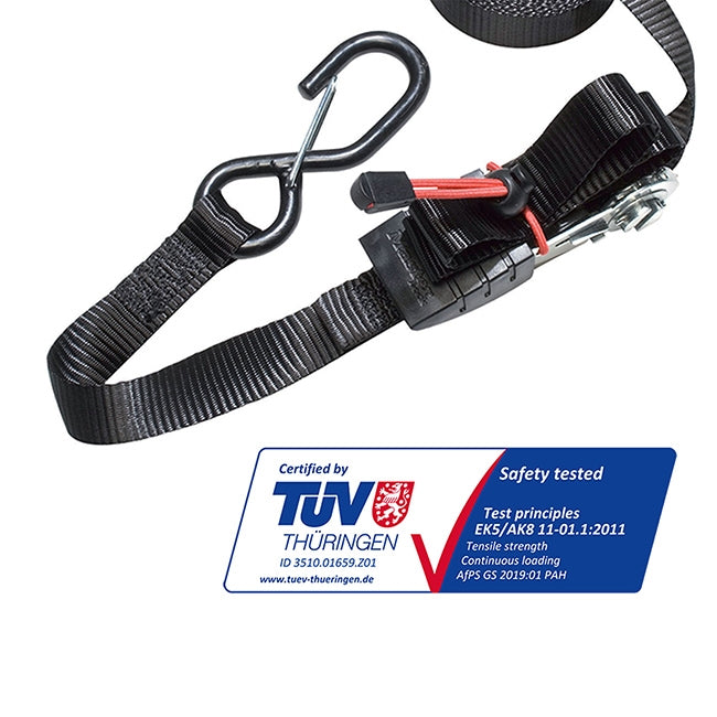 Master Lock 3066EURDAT Ιμάντες Πρόσδεσης Φορτίου Με Καστάνια 4,25m x 25mm Σετ 2 Τεμ