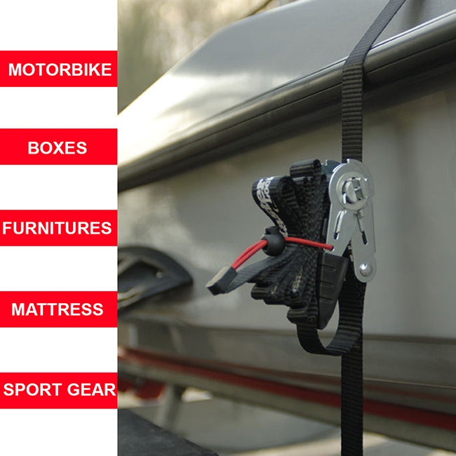 Master Lock 3066EURDAT Ιμάντες Πρόσδεσης Φορτίου Με Καστάνια 4,25m x 25mm Σετ 2 Τεμ