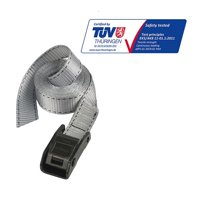 Master Lock 3110EURDAT Ιμάντες Πρόσδεσης Φορτίου Με Πόρπη Ασφαλείας 2,5m x 25mm Σετ 2 Τεμ