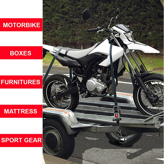 Master Lock 3238EURDAT Ιμάντες Πρόσδεσης Φορτίου Με Καστάνια & Γάντζο S 3m x 25mm Σετ 2 Τεμ