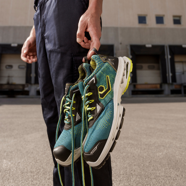 Base Roma S1PS ESD LG SC FO SR Παπούτσια Ασφαλείας Χαμηλά Με Προστασία Πολυμερές