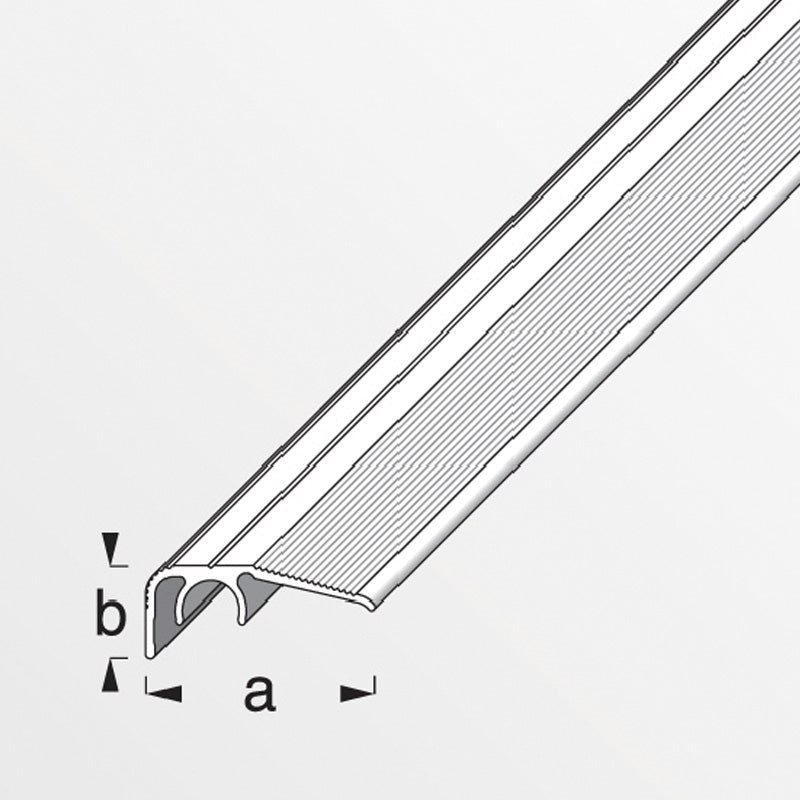 Προφίλ Τελείωμα Δαπέδου Αλουμινίου Clipstech 32mm x 12.5mm ΧΡΥΣΟ ΜΑΤ
