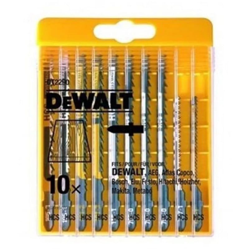 DeWalt DT2290 Συλλογή Λάμες Σέγας ΞΥΛΟΥ17,72 x 13,78 x 5,91 Σετ 10 Τεμ