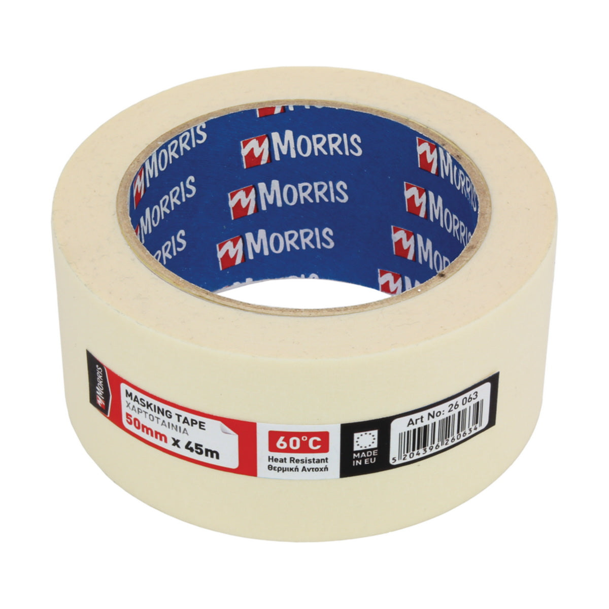 Morris Χαρτοταινία Βαφής Γενικής Χρήσης 60°C 19mm x 45mtr