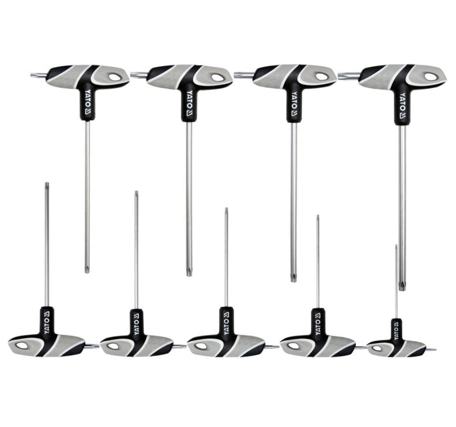 Yato ΥΤ-05615 Συλλογή Κλειδιά Torx Με Λαβή Τ Σετ 9 Τεμ