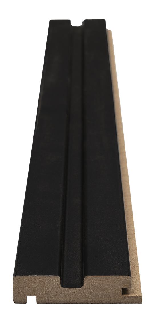 Πηχάκι Διπλό Έναρξης Για 3D Wall Panel MDF Beat ST 505090 Black Edition 16mm x 66,5mm x 2750mm