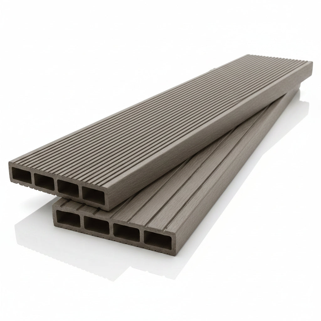 WPC Περίφραξης Διπλής Όψης 180 Light Grey 20x110x3600mm