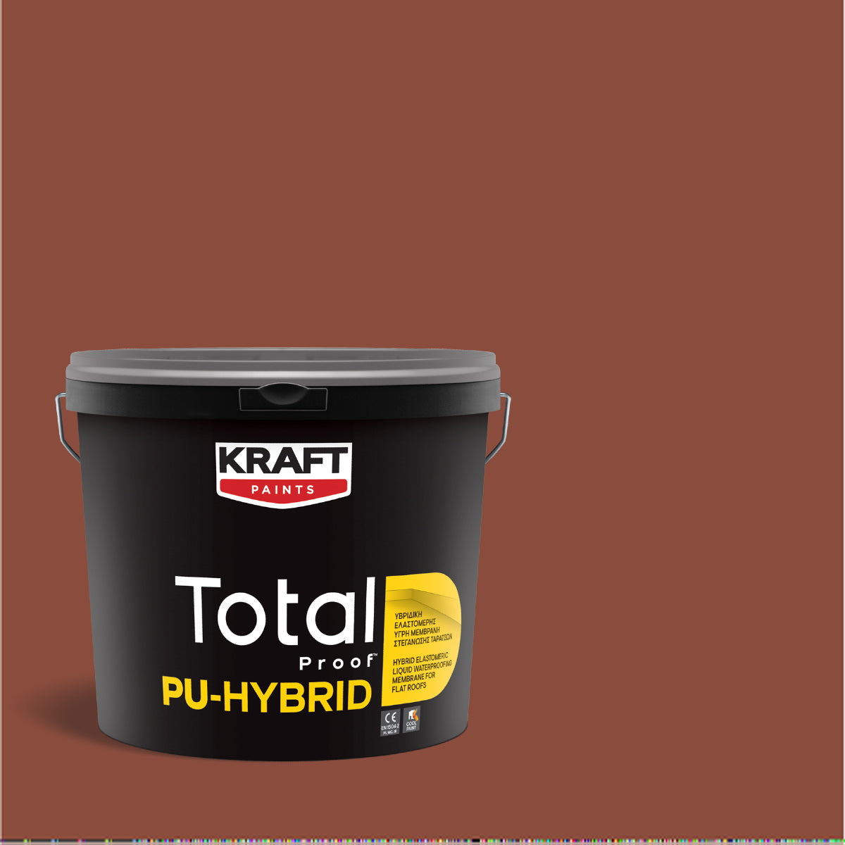 Kraft Total Proof PU Hybrid Υβριδικό Ελαστομερές Μονωτικών Ταρατσών Νέας Γενιάς 104 Dutch Red
