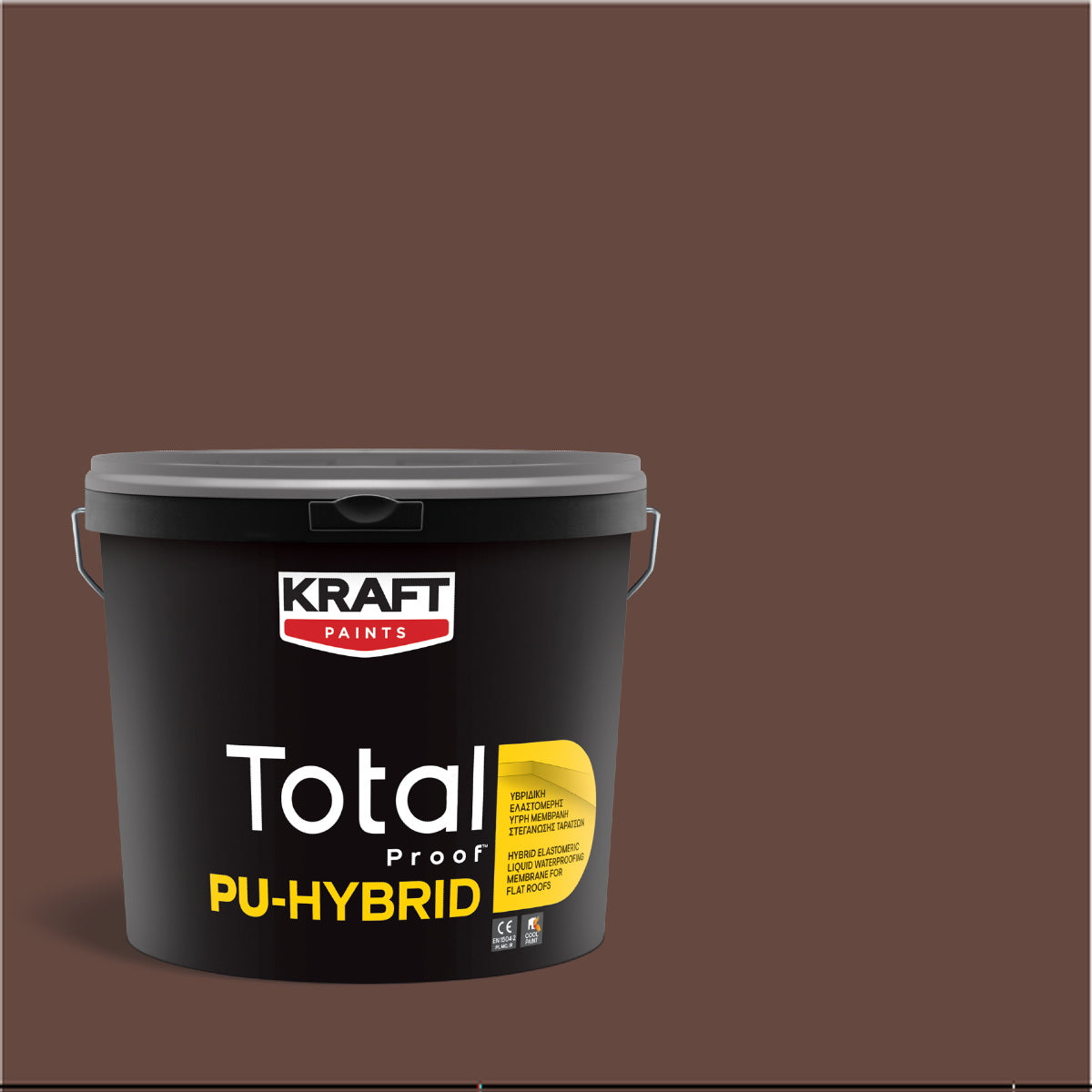 Kraft Total Proof PU Hybrid Υβριδικό Ελαστομερές Μονωτικών Ταρατσών Νέας Γενιάς 105 Brown