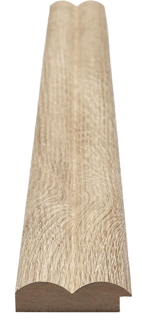 Πηχάκι Διπλό Έναρξη - Τελείωμα Για 3D Wall Panel MDF Wave ST 801050 Sonoma Oak 16mm x 77mm x 2750mm