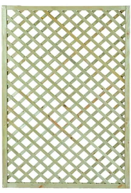 Καφασωτό Ξύλινο Ρόμβος 6x6 Ύψους 180cm 120cm x 180cm