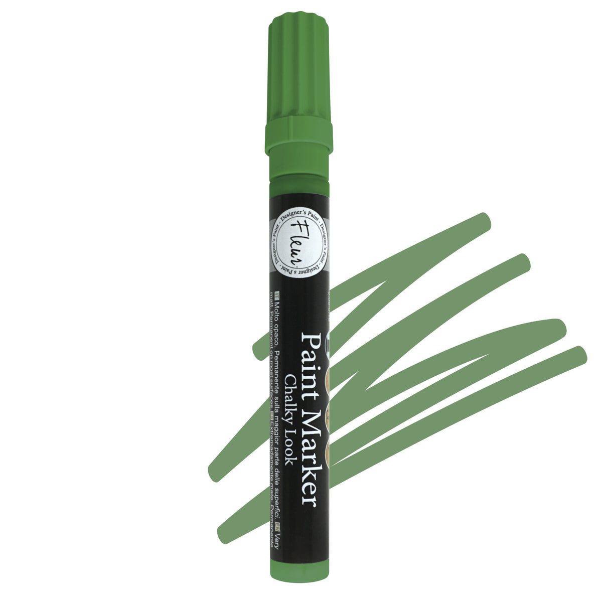 Fleur 16007 Paint Marker Chalky Look Μαρκαδόρος Χρώματος Κιμωλίας F51 Welcome Green