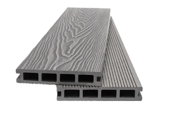 WPC Συνθετικό Δάπεδο DECK 80180 Light Grey 25x146x3600mm Νέας Γενιάς