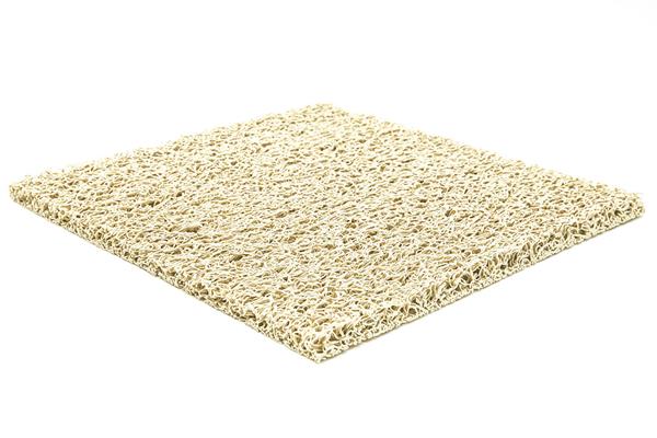 Πλαστικό Δάπεδο Spaghetti 15mm 1.22m ΛΕΥΚΟ