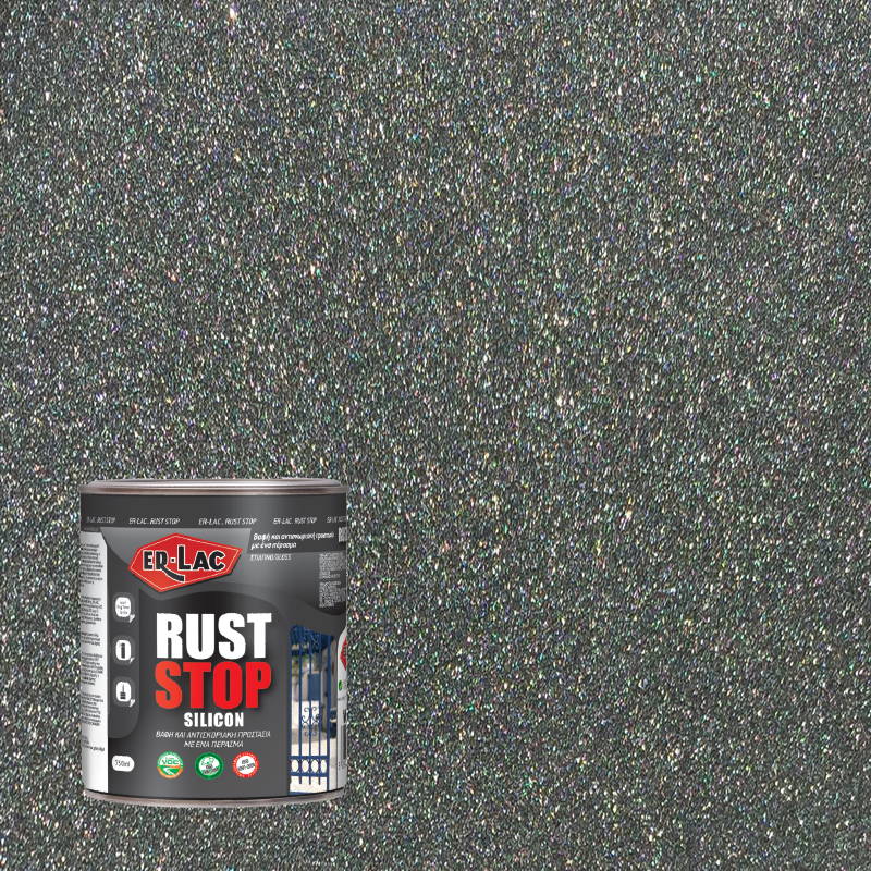 ErLac Rust Stop Silicon 3 σε 1 Ανάγλυφο Ματ Αντισκωριακό Χρώμα ΑΠΕΥΘΕΙΑΣ στη Σκουριά 552 ΜΑΓΝΗΤΙΤΗΣ
