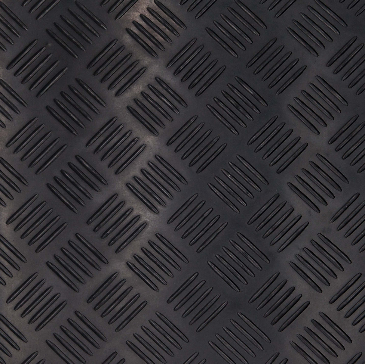 Δάπεδο Καουτσούκ 9005 Checker Λαμαρίνα 3mm 1m