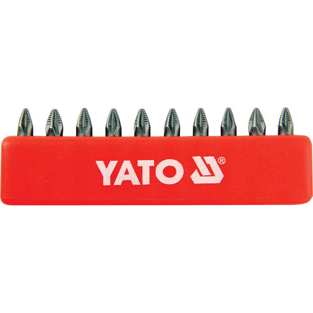 Yato YT-0470 Επαγγελματικές Μύτες Pozidrive Set 10 Τεμαχίων Pz.1