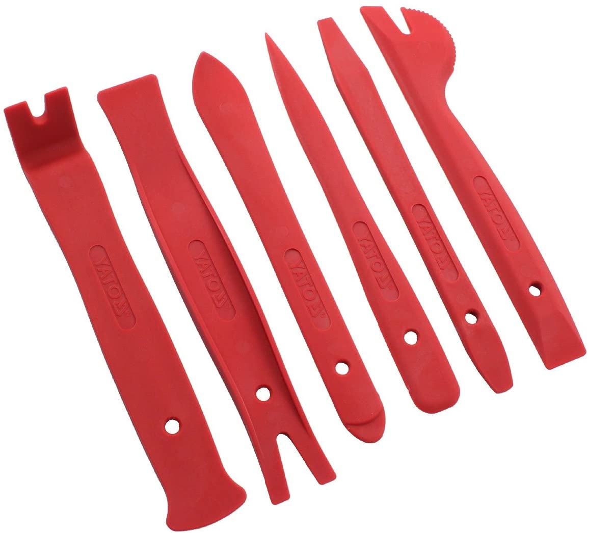 Yato YT-0837 Πλαστικά Εργαλεία Αφαίρεσης Κλιπ & Πλαστικών Βυσμάτων Ταπετσαρίας Αυτοκινήτων Σετ 6 Τεμ