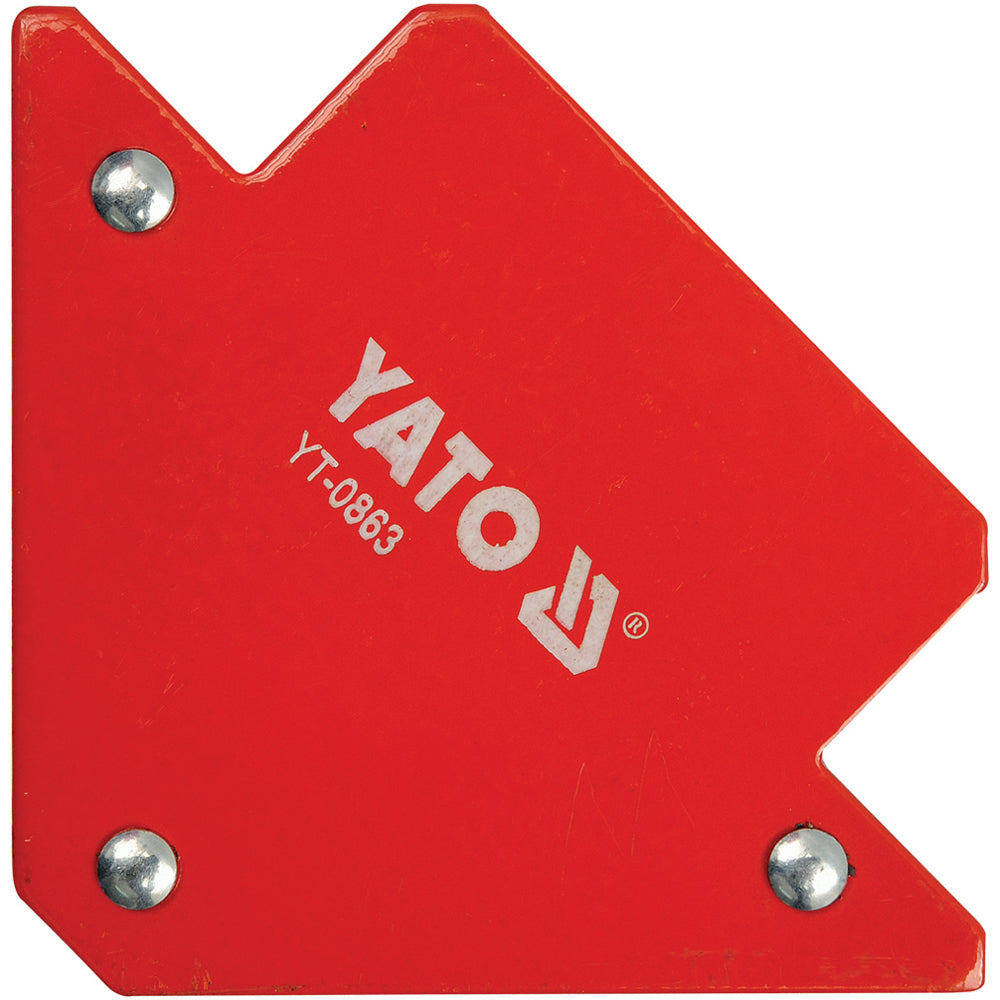 Yato YT-0865 Γωνιά Μαγνήτης Στήριξης Υλικών Για Ηλεκτροσυγκολλήσεις 34kg (122X190X25mm)