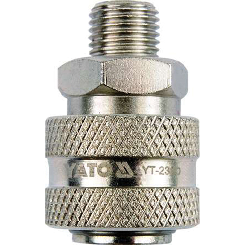 Yato YT-2390 Ταχυσύνδεσμοι Αέρος Θηλυκοί Με Βιδωτά Αρσενικά 1/4"