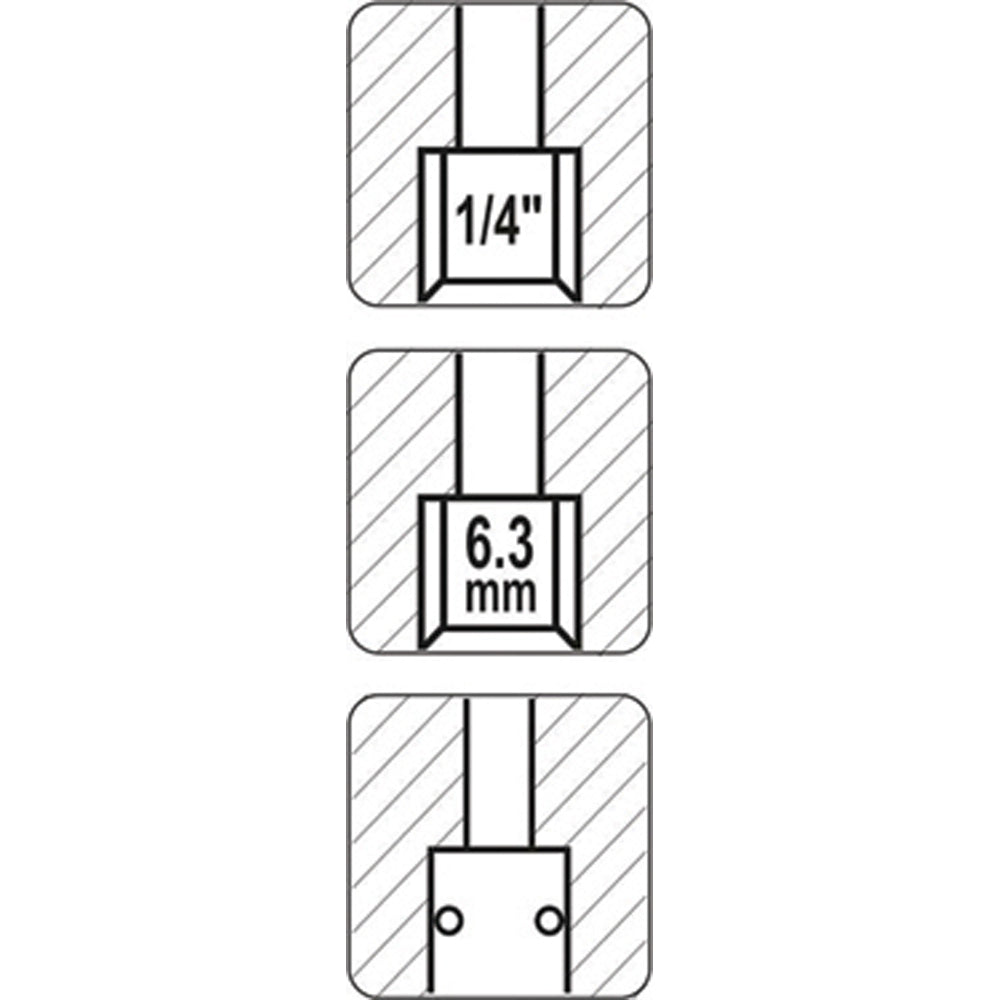 Yato YT-2393 Ταχυσύνδεσμοι Αέρος Θηλυκοί Με Βιδωτά Θηλυκά 1/4"