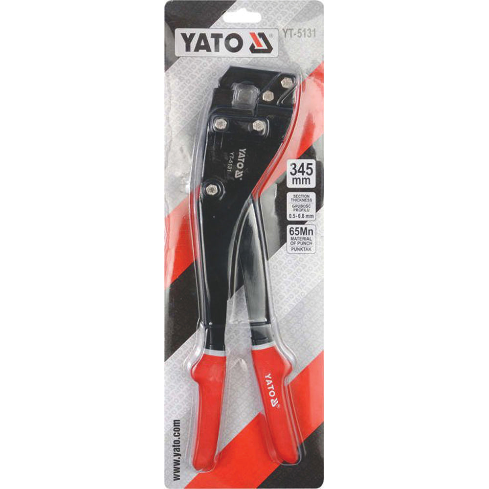 Yato YT-5131 Πένσα Πρέσα Διάτρησης & Σύνδεσης Προφίλ Γυψοσανίδας 345mm