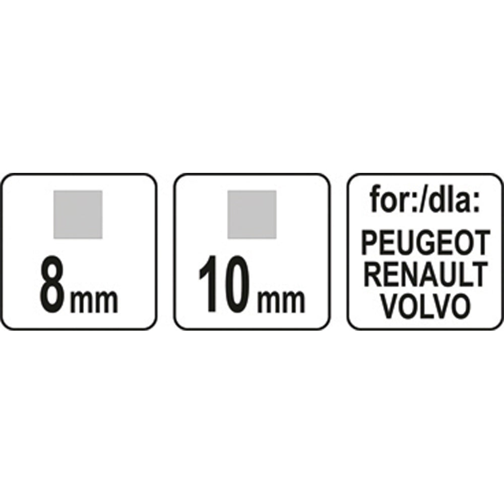 Yato YT-05995 Κλειδί Τάπας Λαδιού Λοξό 8mm-10mm