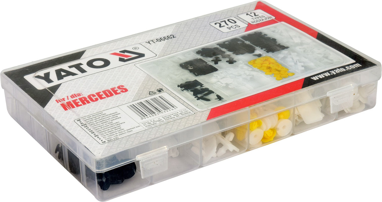 Yato YT-06662 Κλιπς Αυτοκινήτου Mercedes Σετ 270 Τεμ