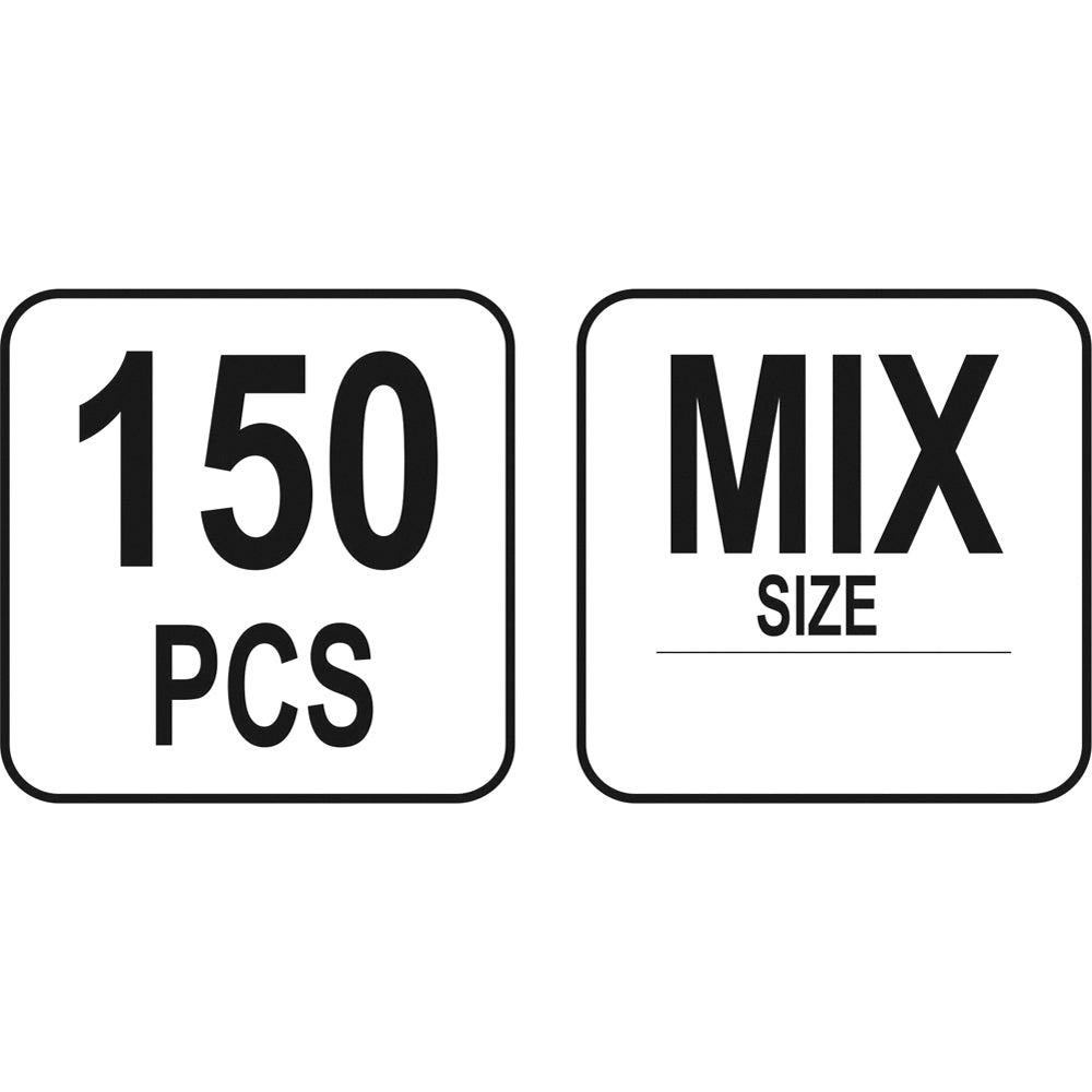 YATO - ΠΑΞΙΜΑΔΙΑ ΤΥΦΛΑ ΣΕΤ 150ΤΕΜ YT-06775