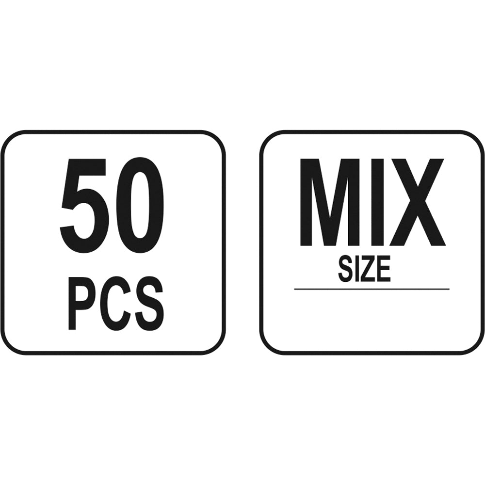 YATO - ΚΛΕΜΕΣ ΣΕΤ 25ΤΕΜ YT-06868