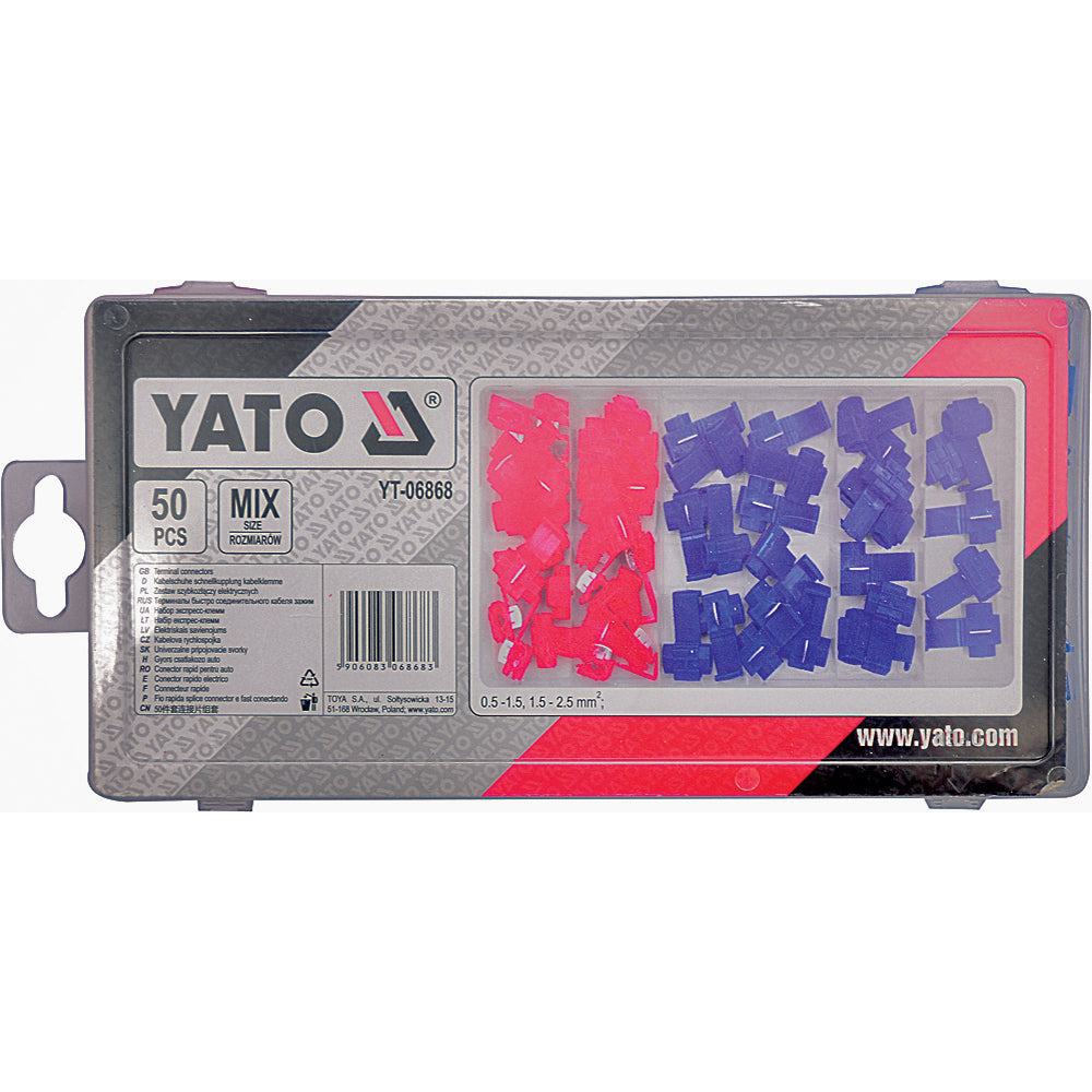 YATO - ΚΛΕΜΕΣ ΣΕΤ 25ΤΕΜ YT-06868